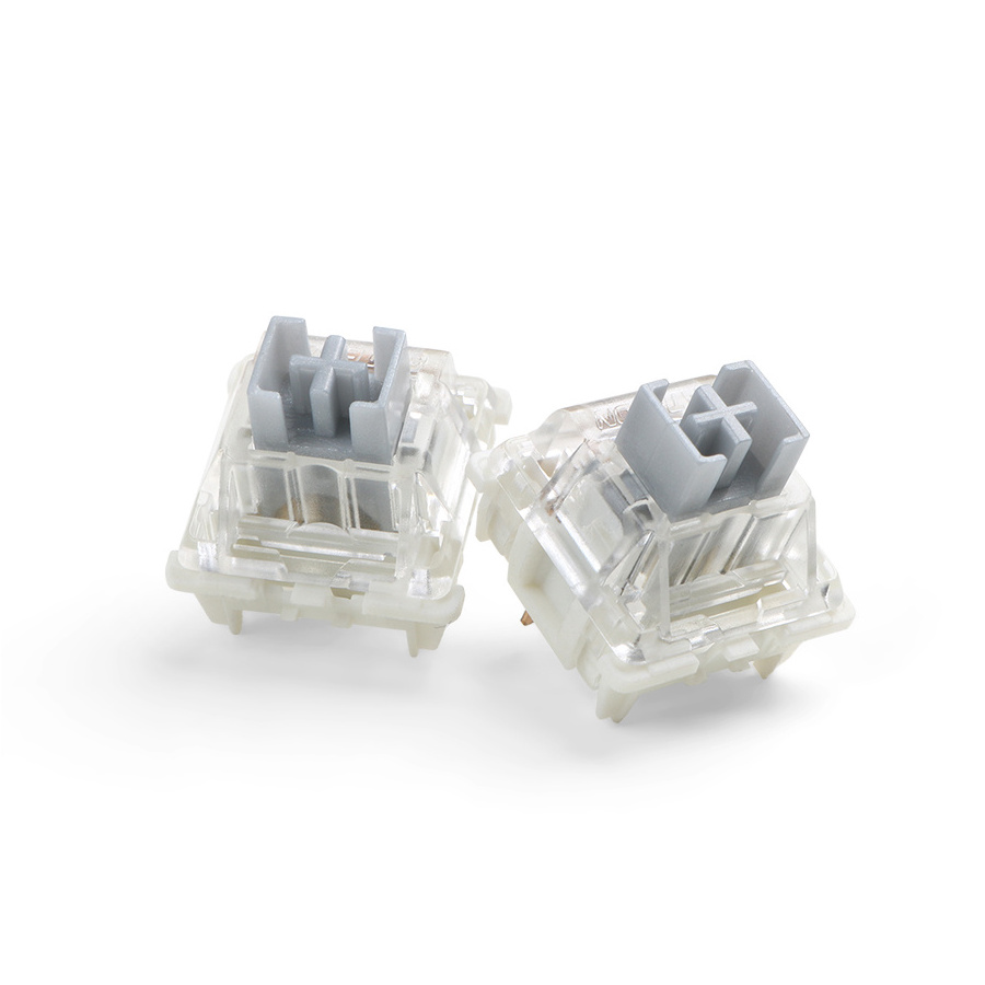 Gateron SMD Silver Pro Switch with Factory Lubrication 3pins For Mechanical Gaming Keyboard