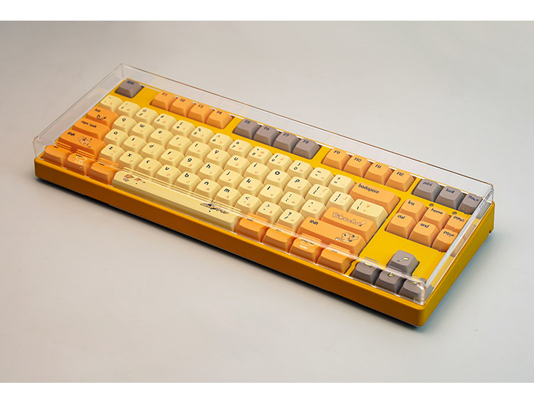 Mechanical keyboard dust cover acrylic shell 68 keys 87 keys computer keyboard transparent protective cover 60%