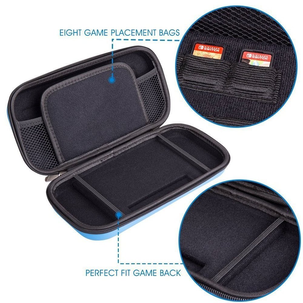 custom carrying eva protective switch case gaming storage bags video game player cases for nintendo switch oled game storage bag