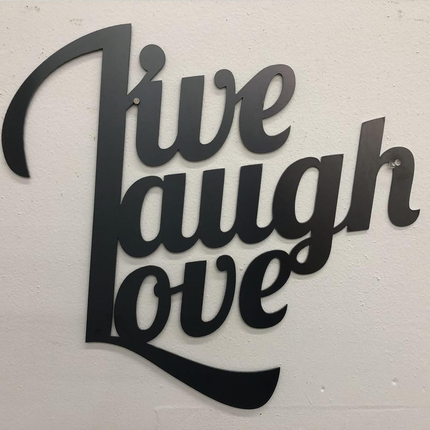 Badger Steel USA  Live Laugh Love  Metal Wall Art