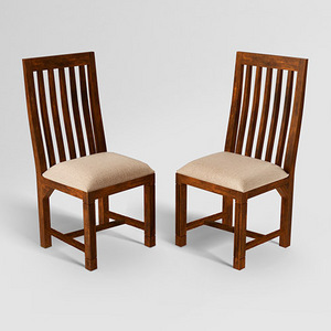 Wooden Comfort set of 2 Chair High Quality Solid Wooden Modern wood Wedding Luxury Dining Chair Home Furniture