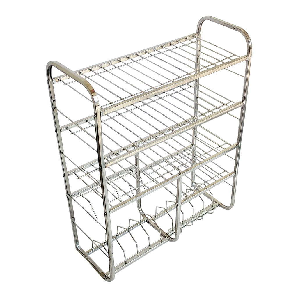 Dish Drying Rack for Kitchen Counter with Drainboard Detachable Stainless Steel 2 Tier Large Dish Racks Drainer Sink Organizer