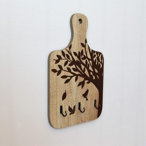 Tree Of Life Board Hook Key Rack Holder