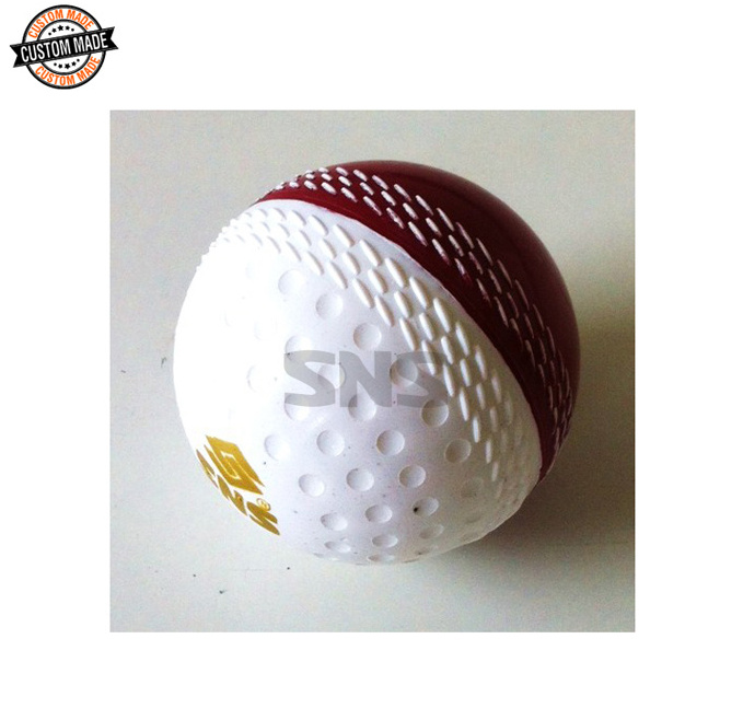 Good Quality Wholesale Half Dimpled Design Reverse Swing Ball Practice Use Cork+Rubber Hard Core Cricket Ball at Best Price