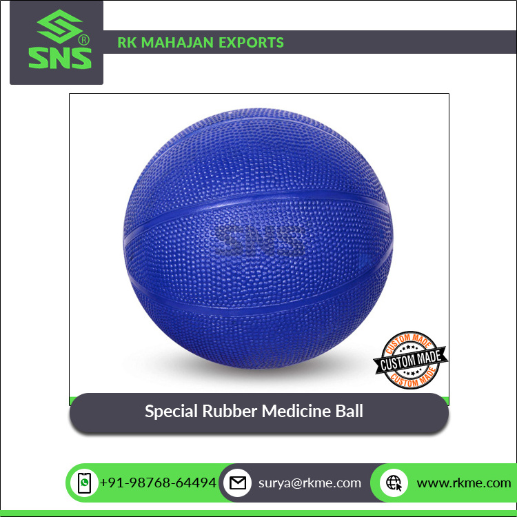 Bulk Quantity Supplier of Good Quality Premium Bladder Special Rubber Medicine Ball Ideal for Classic Medicine Ball Workout