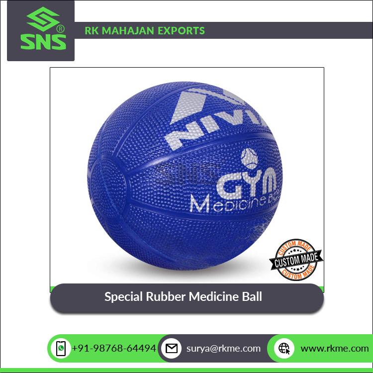 Bulk Quantity Supplier of Good Quality Premium Bladder Special Rubber Medicine Ball Ideal for Classic Medicine Ball Workout