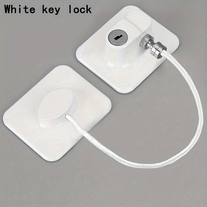 Child Safety Lock Cabinet Refrigerator Door Lock Stainless Steel Cable Protection Children Home Window Lock Strong