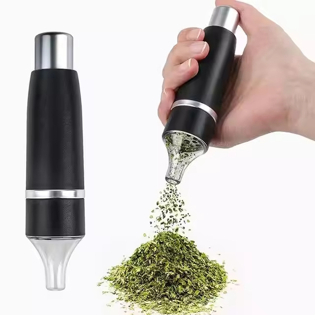 Wholesale Rechargeable Electric Dry Herb Grinder Pen Metal Tobacco Crusher Herb Grinder