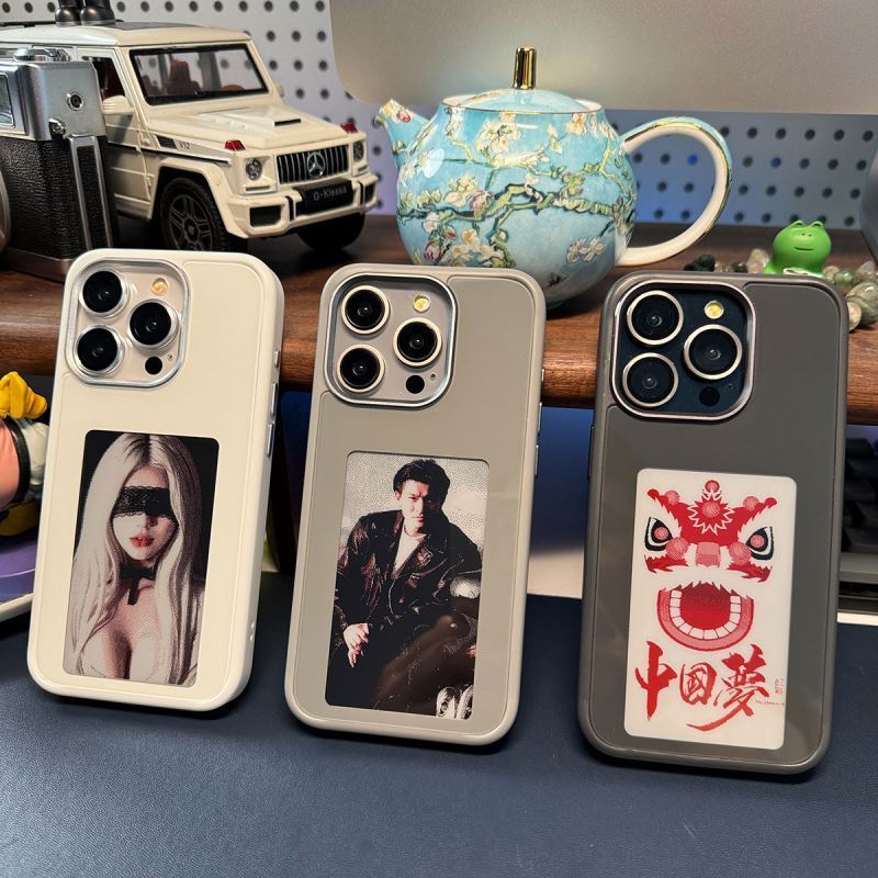 DIY new trending products luxury designer mobile cell accessories For e-ink screen iphone case nfc e ink display cases