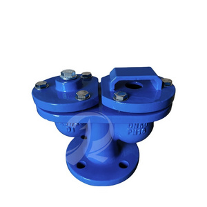 China Valve Manufactured DN50 DN100 Ductile Iron Flange Double Ball Air Release Valve PN16 for Water