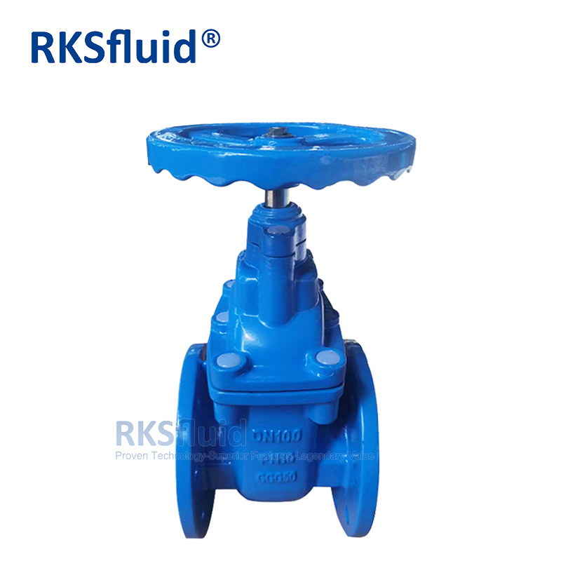 Hand Wheel DIN3352 F4 Water Gate Valve BS5163 Ductile Iron Metal Seated Flange Gate Valve PN10 PN16