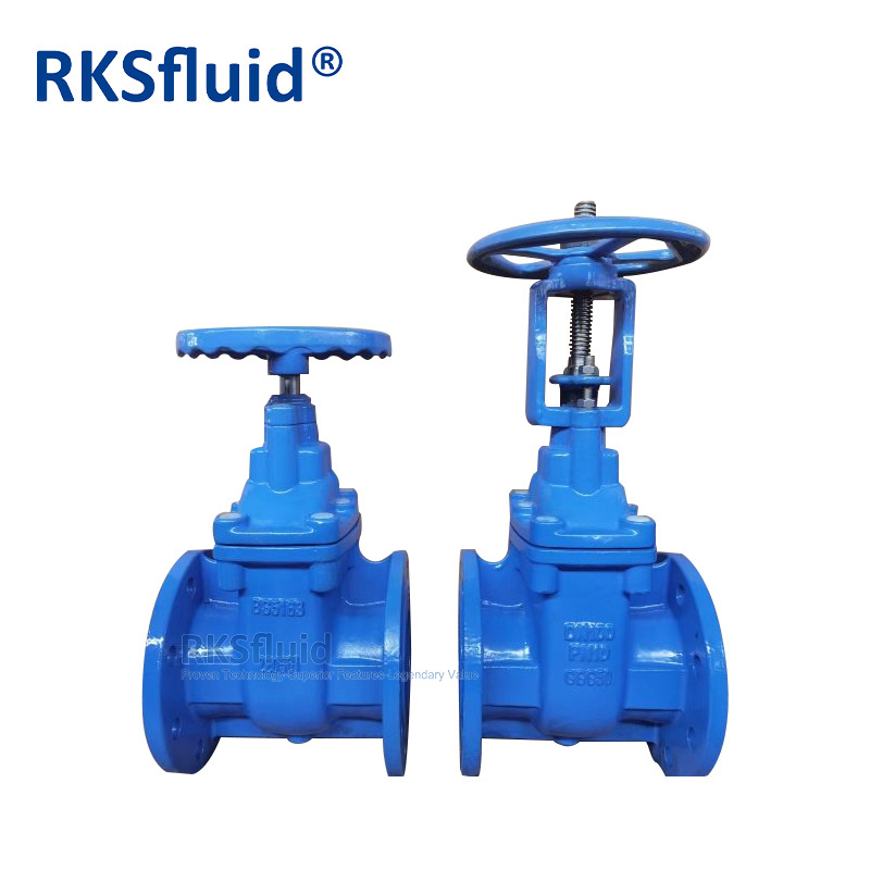 Hand Wheel DIN3352 F4 Water Gate Valve BS5163 Ductile Iron Metal Seated Flange Gate Valve PN10 PN16