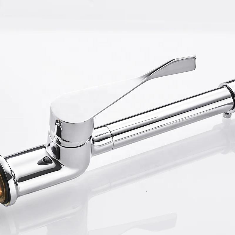 JX-1053 High Quality Brass kitchen Spring Pull Down Adjustable Telescopic kitchen Sink Faucet