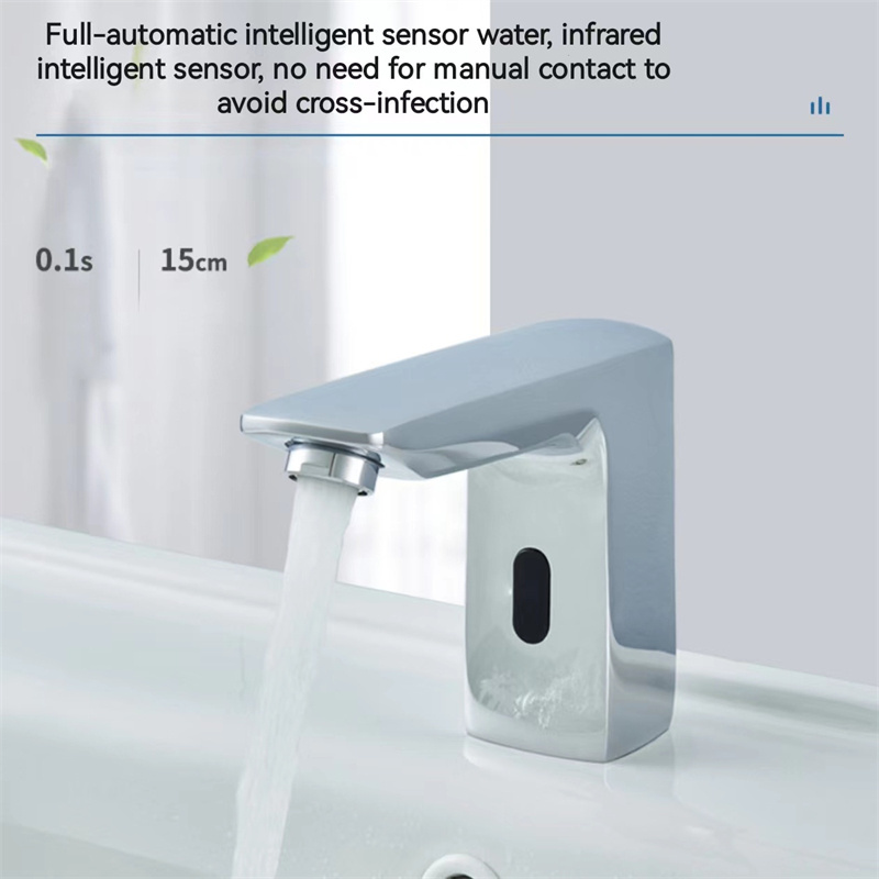 Commercial Restroom Customized Quality Hands Free Lavatory Wash Basin Tap Sensor Faucets