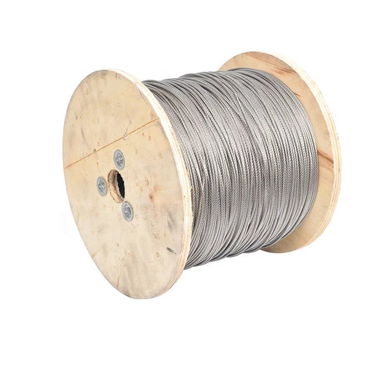 304 7x7 good quality 7*7 stainless steel wire rope 0.5mm stainless steel cable