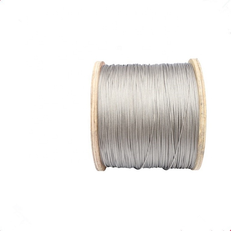 304 7x7 good quality 7*7 stainless steel wire rope 0.5mm stainless steel cable