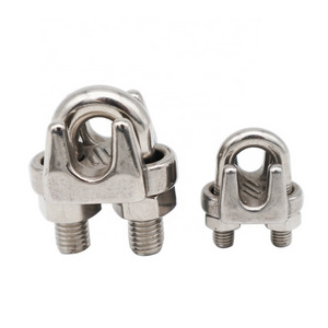 High Polished Stainless Steel 316 304 Fitting JIS Type Wire Rope Clip Supply Marine Hardware