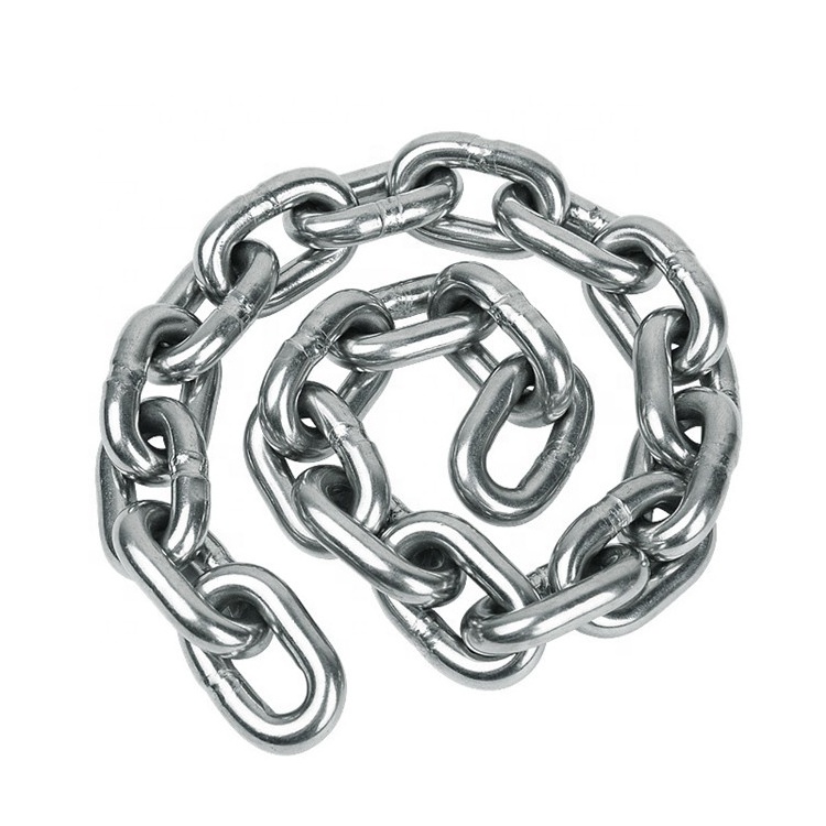 Heavy Duty 304/316 Stainless Steel Safe Welded Link Chain Metal Chain Short Link DIN667 3mm/3.5mm/4mm/5mm/6mm/8mm