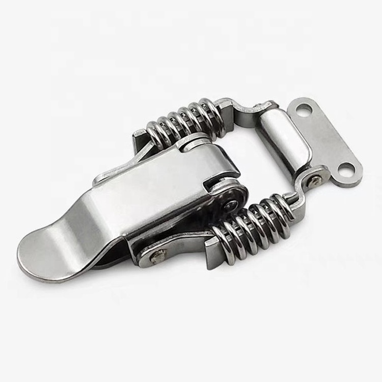 Cheap J108 Toolbox hardware stainless steel hasp lock spring claw toggle latch catch