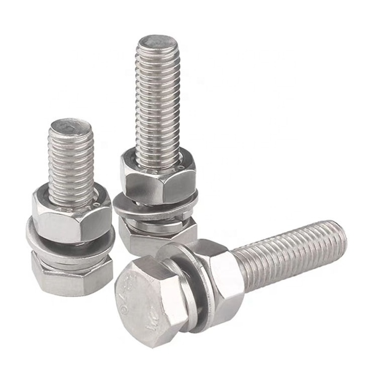 Manufacturing Wholesale Price All kinds of stainless steel hexagon bolts and nuts Screw washers Metric