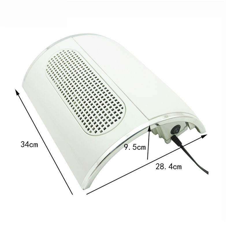 Professional 3 Fan Nail Salon Fume Extractor Cleaner Electric Manicure Nail Dust Collector Machine