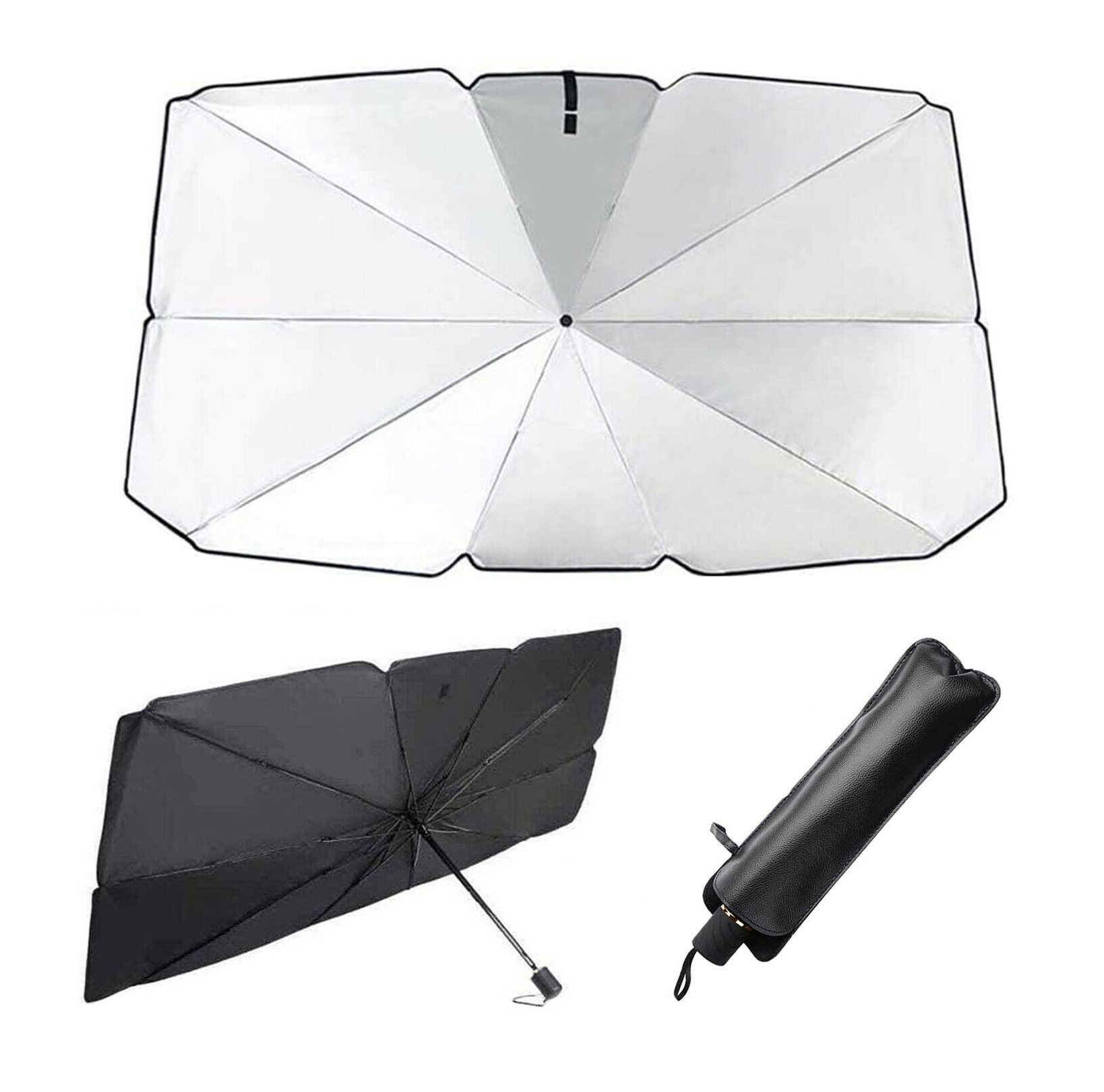 with logo magnetic uv shield cover for car windshield rear electric umbrella window car sunshade