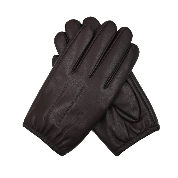 New Design Luxury Winter Warm Waterproof Cycling Motorcycle Driving Outdoor Thickened Men Leather Fashion Gloves