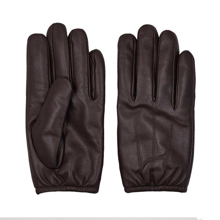 New Design Luxury Winter Warm Waterproof Cycling Motorcycle Driving Outdoor Thickened Men Leather Fashion Gloves