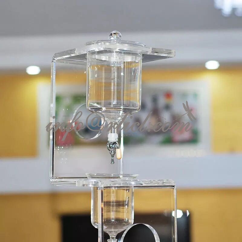 Hot sale new iced drip coffee maker / japanese amazon hot sell gater Dutch cold brew glass hot cold coffee vending machine