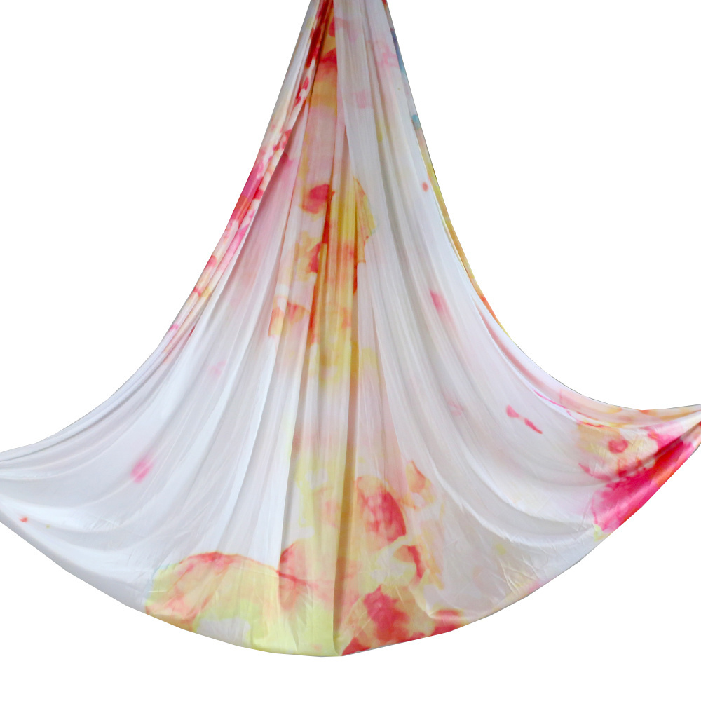 5m  Flying Antigravity Inversion Silk Aerial Yoga Hammock /Swing /Trapeze /Sling aerial yoga silk fabric