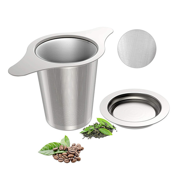 Bulk Wholesale Reusable Loose Tea Leaf Steeper Strainer Stainless Steel Tea Infuser