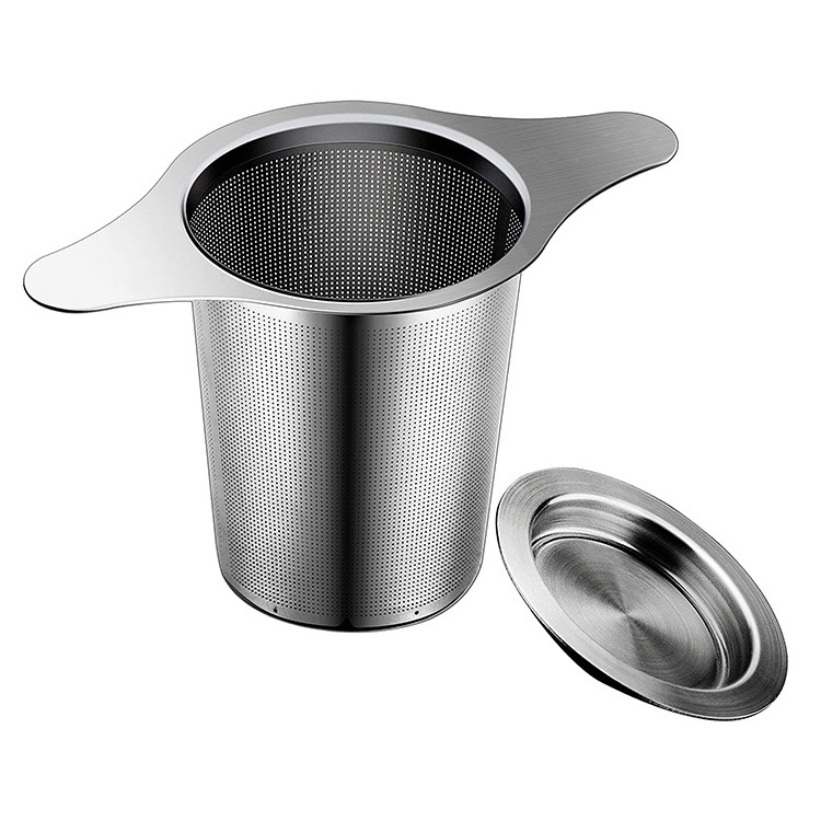 Bulk Wholesale Reusable Loose Tea Leaf Steeper Strainer Stainless Steel Tea Infuser