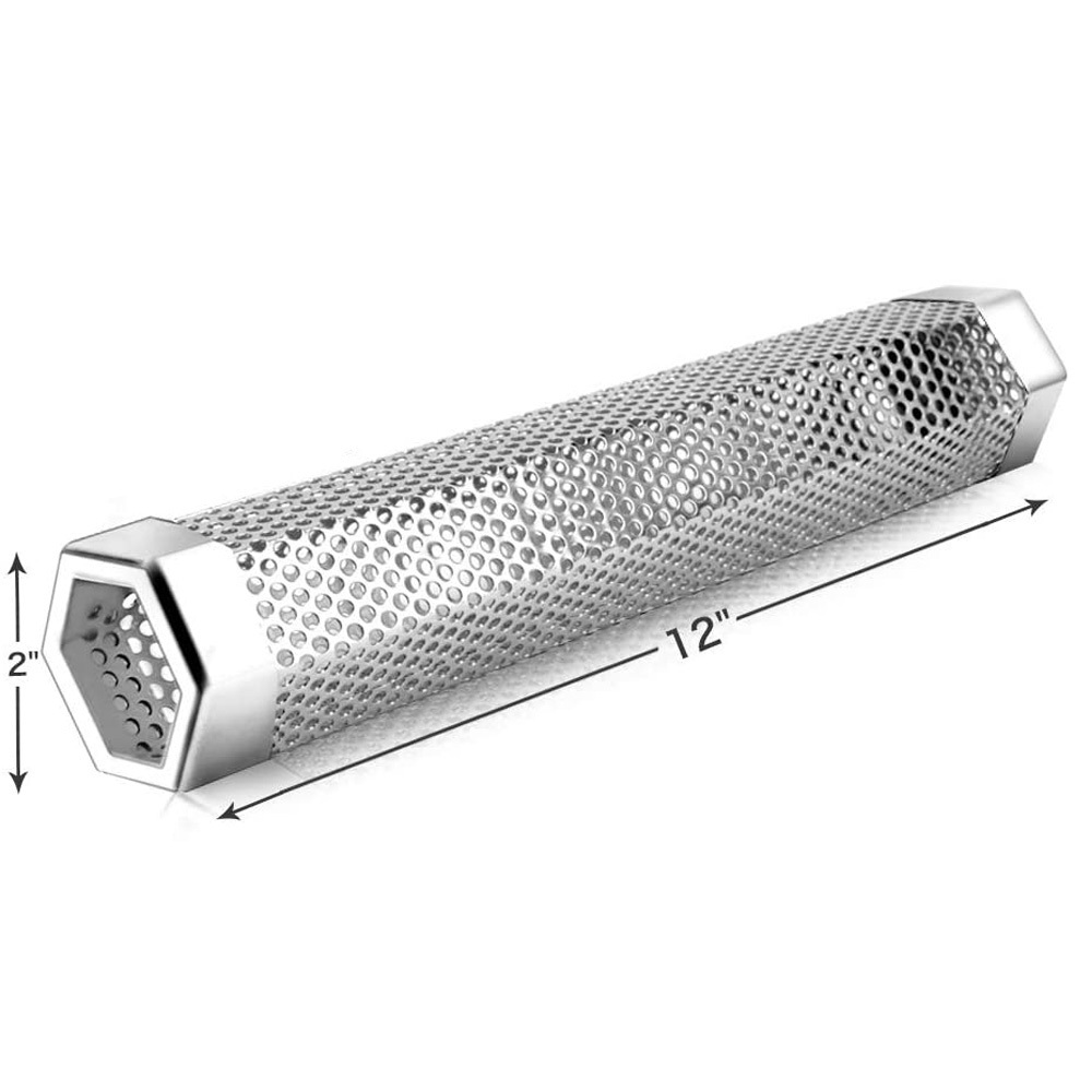 12 Inch Stainless Steel Pellet Smoker Tube for Any Grill or Smoker