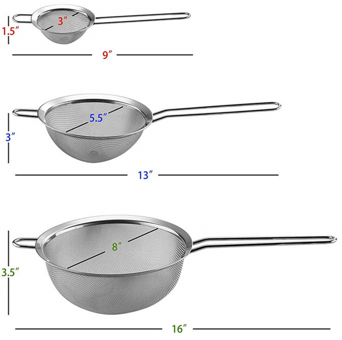 Kitchen Stainless Steel Mesh Tea Strainer