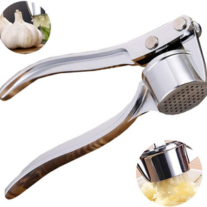 Zinc Alloy Garlic Press for Kitchen, Ginger Peeler Garlic