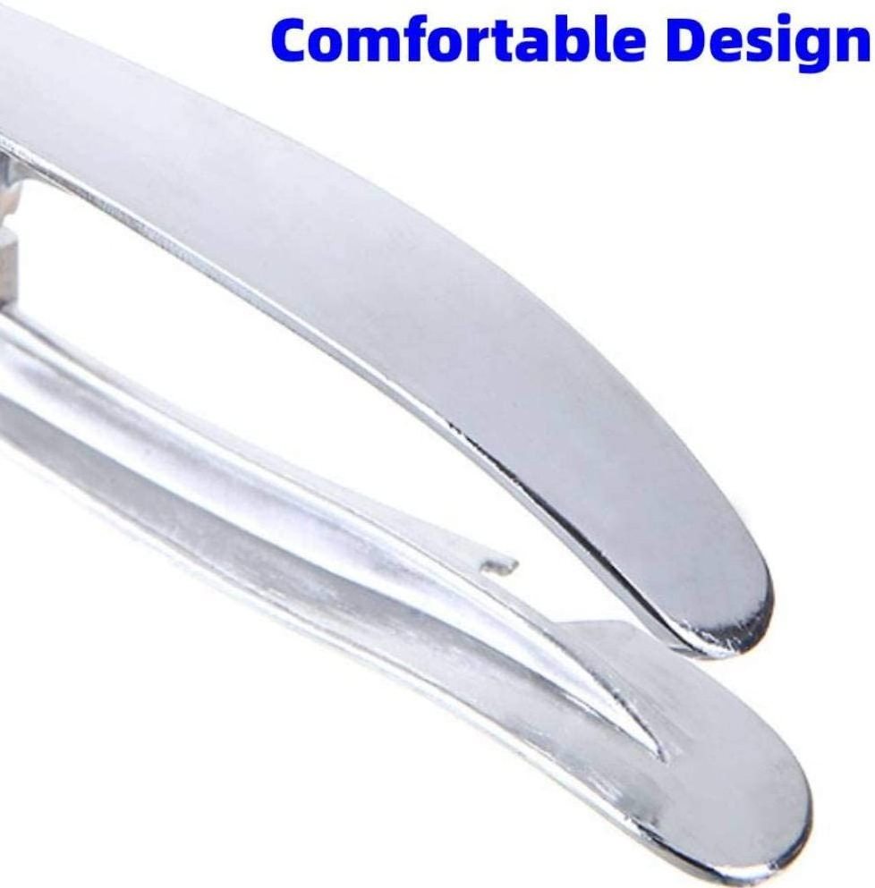 Zinc Alloy Garlic Press for Kitchen, Ginger Peeler Garlic