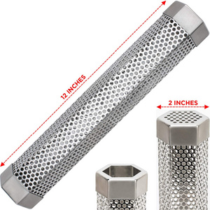 12 Inch Stainless Steel Pellet Smoker Tube for Any Grill or Smoker