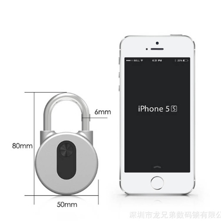 Anti Theft New Padlock Waterproof Metal Smart Safty Door Locks Bluetooth Padlocks Pad Locks