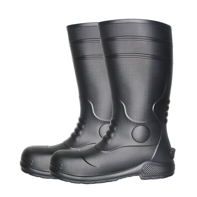 Men Light Weight Water Proof Anti Slip Anti Smashing Safety Work Fishery Fishing Fisherman Eva Rubber Sole Rain Boots