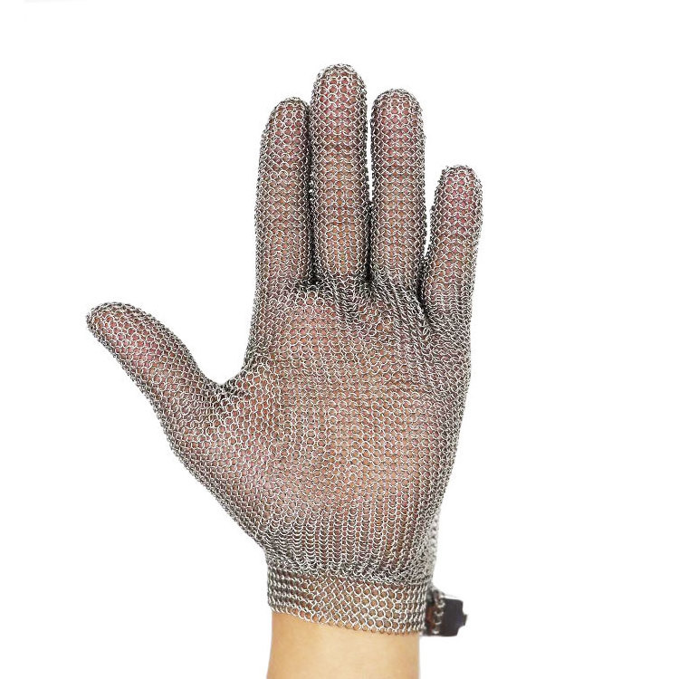 Custom Cut Proof Steel Machinery Manufacturing Chainmail Slaughterhouse Butcher Meat Cutting Gloves Stainless Steel