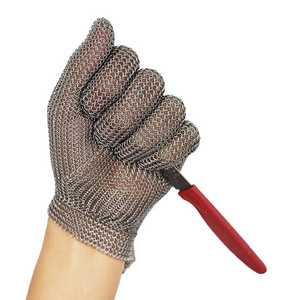 Custom Cut Proof Steel Machinery Manufacturing Chainmail Slaughterhouse Butcher Meat Cutting Gloves Stainless Steel