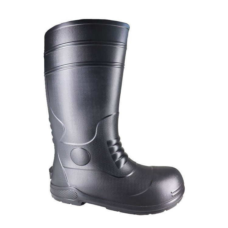 Men Light Weight Water Proof Anti Slip Anti Smashing Safety Work Fishery Fishing Fisherman Eva Rubber Sole Rain Boots