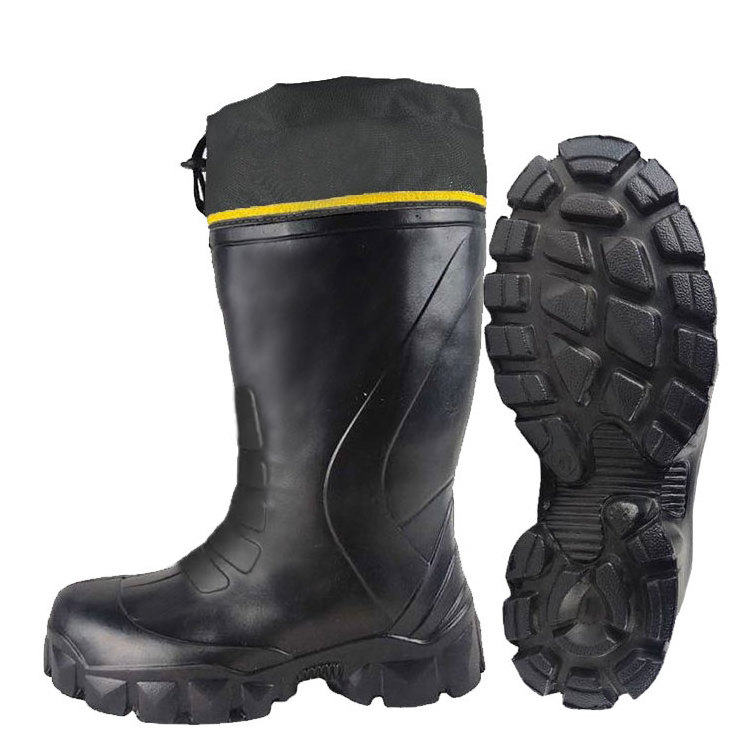 Winter Warm Lightweight Cold Resistant Waterproof Cold Storage Room Fisherman Fishing Deck Eva Rain Boots