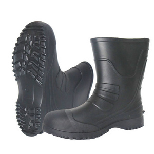 High Quality Lightweight Outdoor Activity Anti-Skid Waterproof Fisherman Fishing Safety Work Eva Rubber Foam Rain Boots