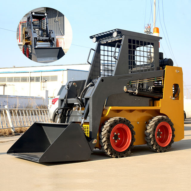 Multi-function Digger Attachment Case Wheel Front Loader Attachment Mini Skid Steer Loader Multi-function