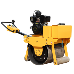 new hand mini self-propelled hydraulic vibratory soil rubber tire drum road roller compactor  for sale