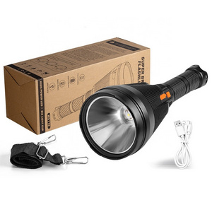 Super Capacity Big Heavy Duty Torchlight 18650 XHP P50 LED Rechargeable Most Powerful Flashlights