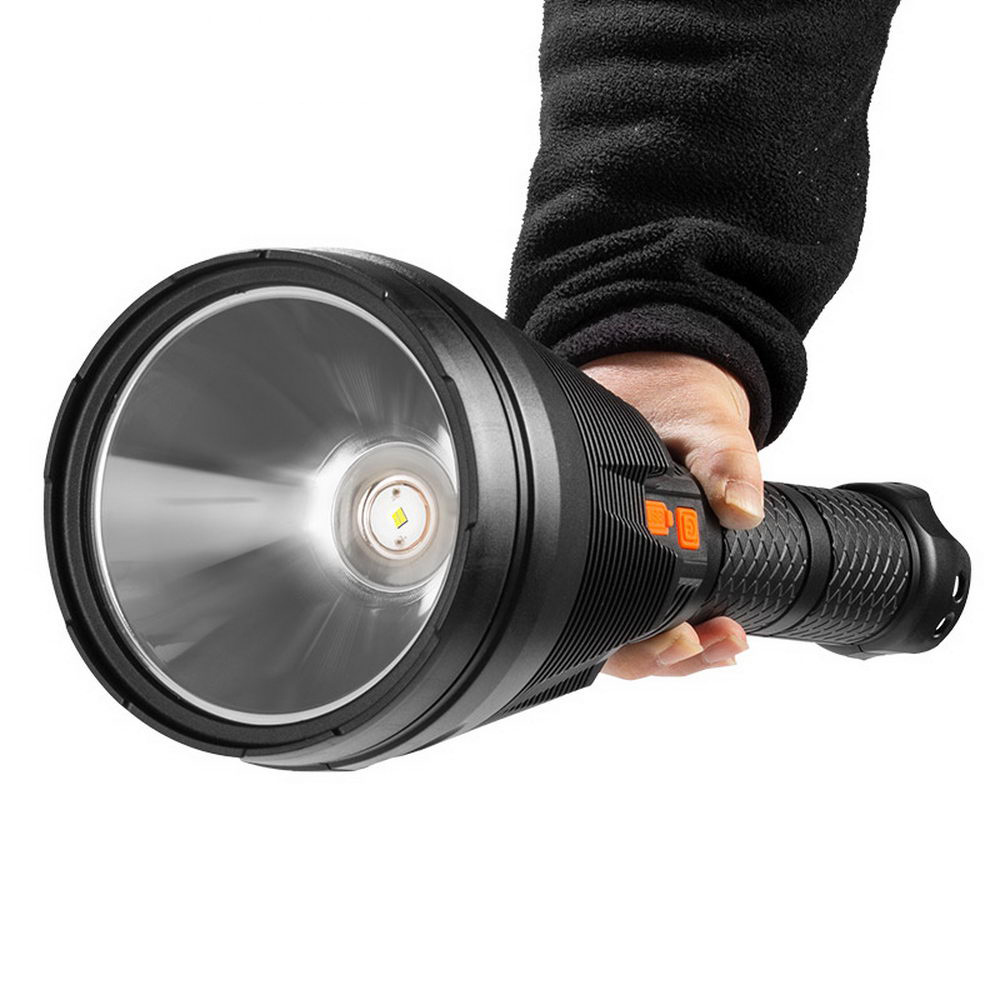 Super Capacity Big Heavy Duty Torchlight 18650 XHP P50 LED Rechargeable Most Powerful Flashlights