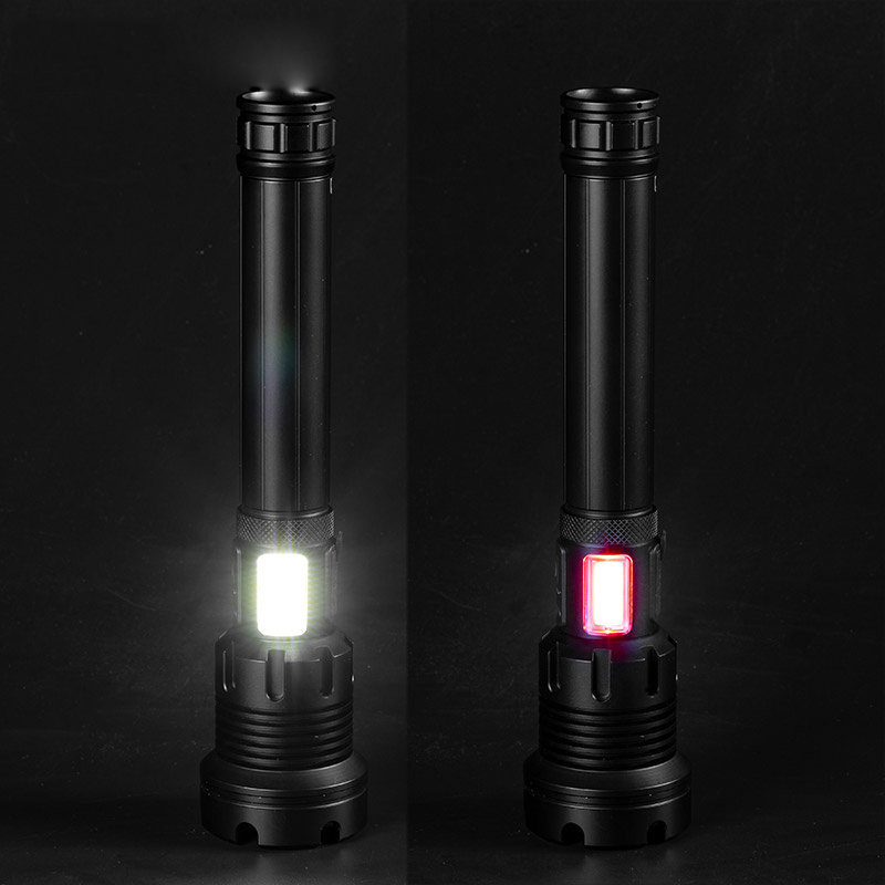 Super Bright 2500 High Lumen XHP90 Flash Light Outdoor Waterproof High Power P90 LED USB Tactical Torch Flashlight 75 80 DC 6V