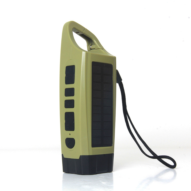 Portable Torch Sun Flash Light LED Solar Rechargeable Powered Handy Hand Crank Dynamo Emergency Radio Camping Small Flashlight